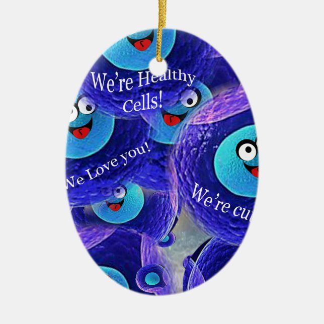 The Good Guys SuperCellular Ceramic Ornament (Front)