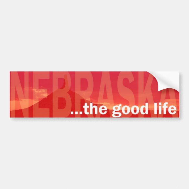 ...the good life Bumper Sticker (Front)