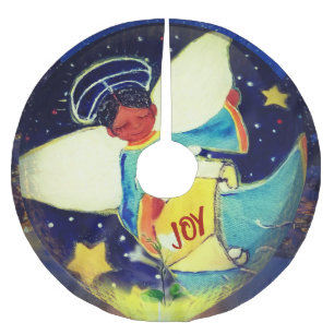 The Good News Angel Brushed Polyester Tree Skirt