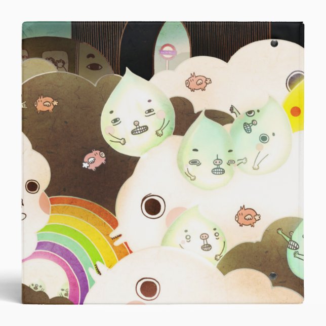 The good old British weather 2014 3 Ring Binder (Back)