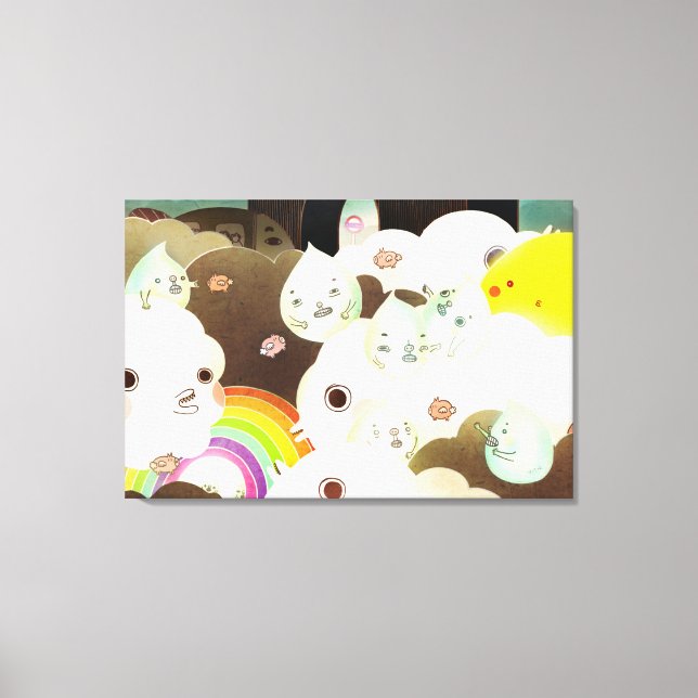 The good old British weather 2014 Canvas Print (Front)