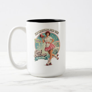 The Good Old Days Two-Tone Coffee Mug