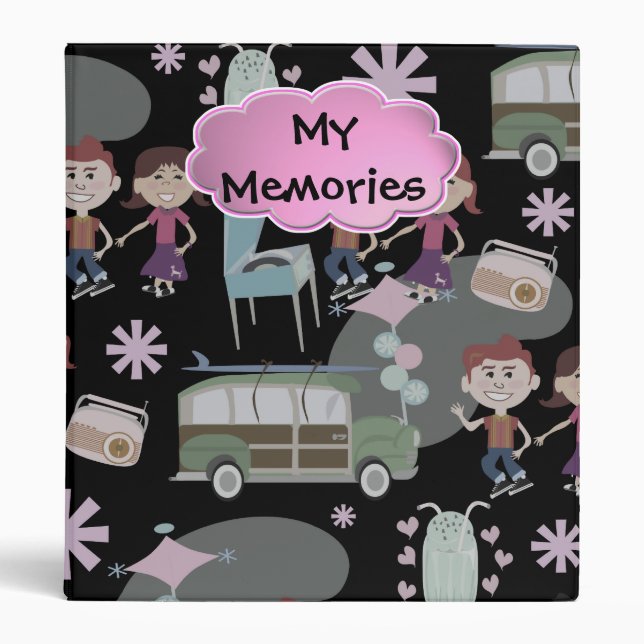 The Good Ole Days Custom Binder (Front)