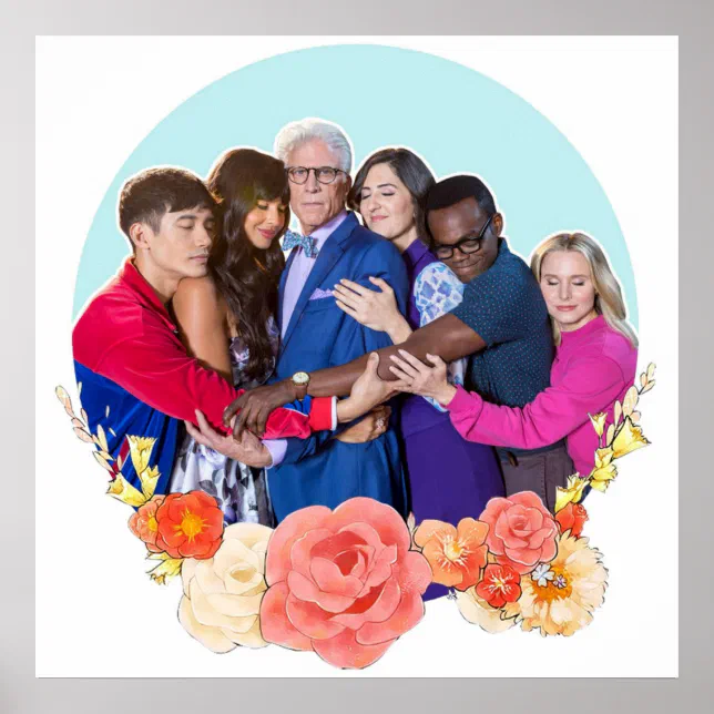 the good place cast poster | Zazzle