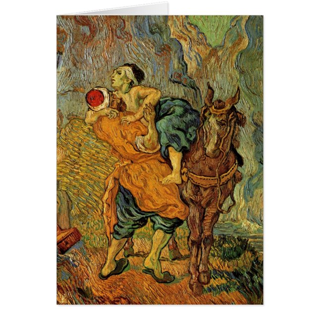 The Good Samaritan by Vincent van Gogh Cards (Front)