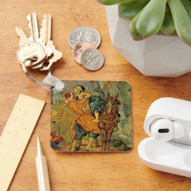 The Good Samaritan by Vincent van Gogh Keychain (Desk)