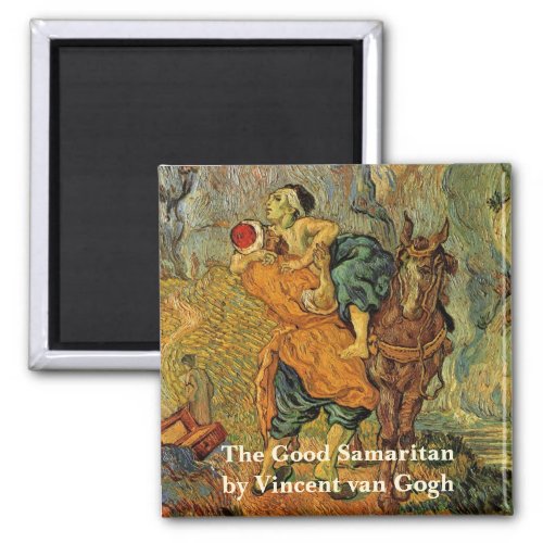 The Good Samaritan by Vincent van Gogh Magnet