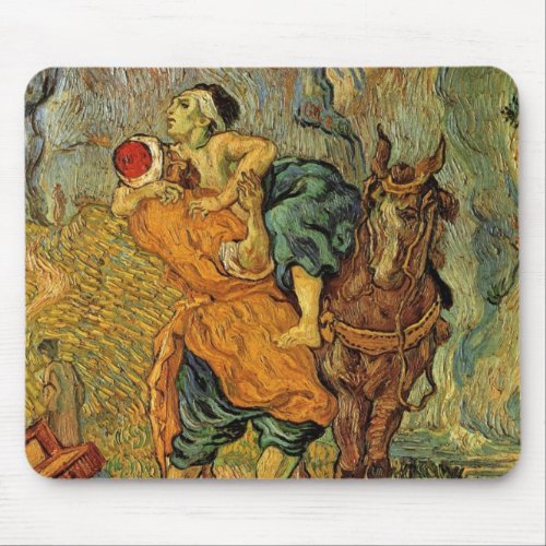 The Good Samaritan by Vincent van Gogh Mouse Pad