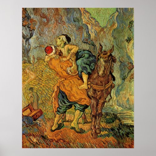 The Good Samaritan by Vincent van Gogh Poster