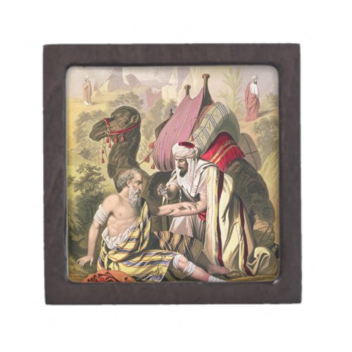 The Good Samaritan from a bible printed by Edward Gift Box