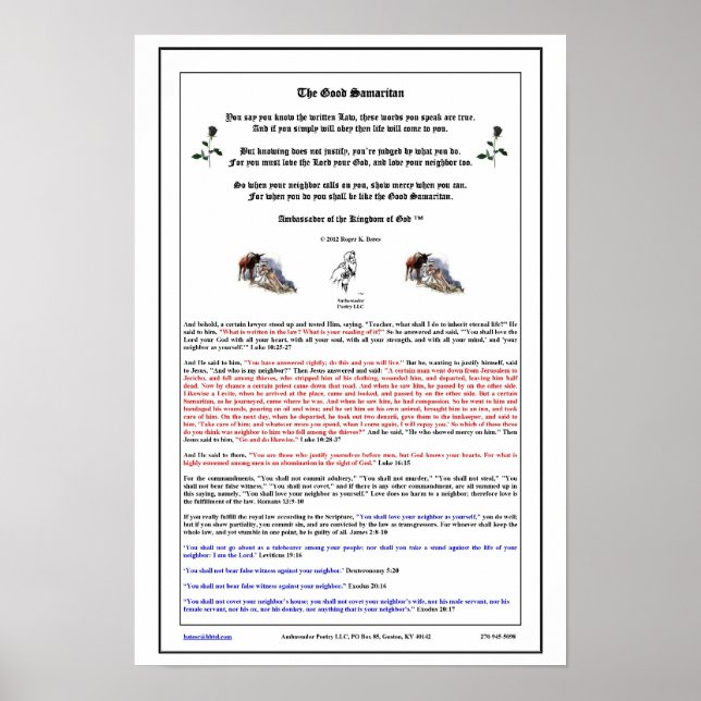 The Good Samaritan Poster (Front)