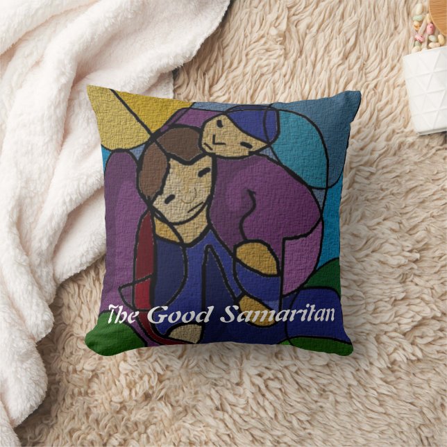 The Good Samaritan:  Throw Pillow (Blanket)