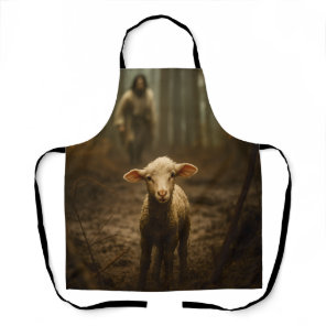 The Good Shepherd and the Lost Lamb – Jesus & Lamb Apron