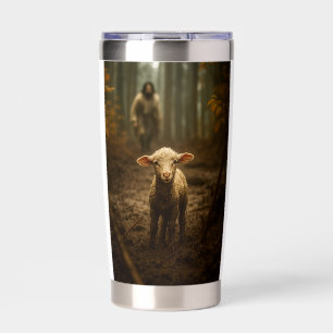 The Good Shepherd and the Lost Lamb – Jesus & Lamb Insulated Tumbler