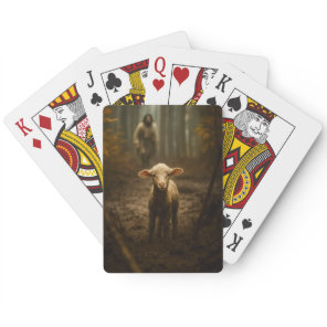 The Good Shepherd and the Lost Lamb – Jesus & Lamb Poker Cards