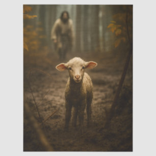 The Good Shepherd and the Lost Lamb – Jesus & Lamb Tissue Paper