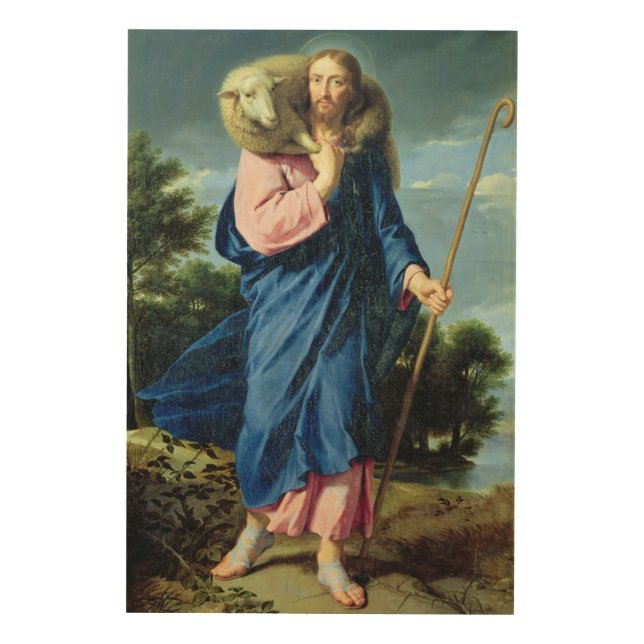 The Good Shepherd, c.1650-60 Wood Wall Decor (Front)