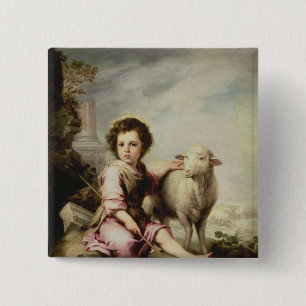 The Good Shepherd, c.1650 Pinback Button
