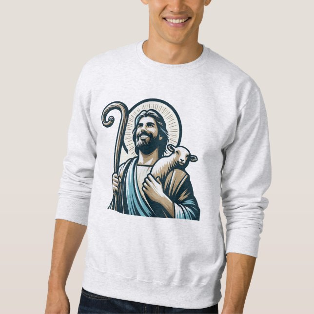 The Good Shepherd - icon Sweatshirt (Front)
