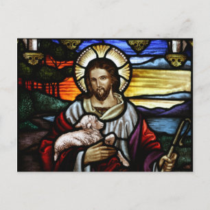 The Good Shepherd; Jesus Postcard