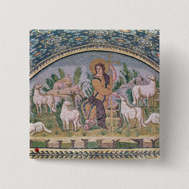 The Good Shepherd Pinback Button (Front)