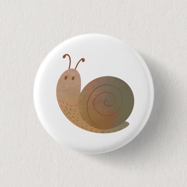 The Good snail Button (Front)