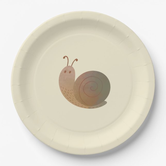 The Good snail Paper Plates (Front)