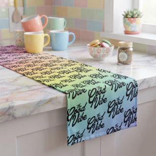 The Good Vibe Long Table Runner