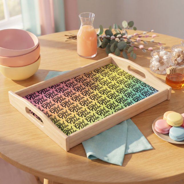 The Good Vibe Serving Tray (Creator Uploaded)