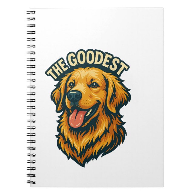 The Goodest Tee Unique Design Notebook (Front)