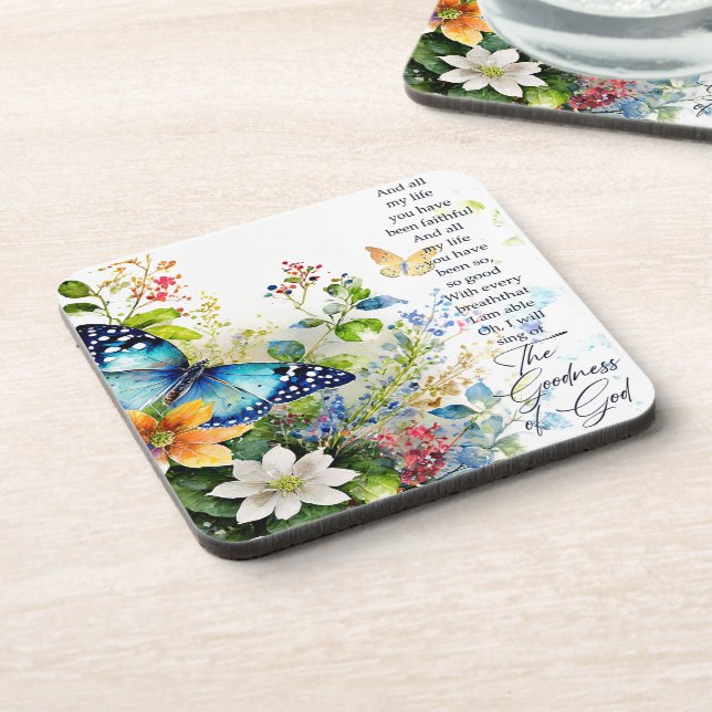 The goodness of God Beverage Coaster (Left Side)