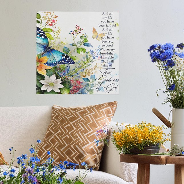 The goodness of God Faux Canvas Print (Creator Uploaded)