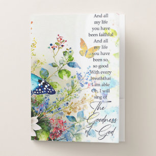 The goodness of God Pocket Folder