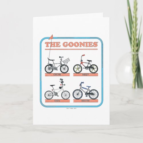 The Goonies Bicycle Chart Card