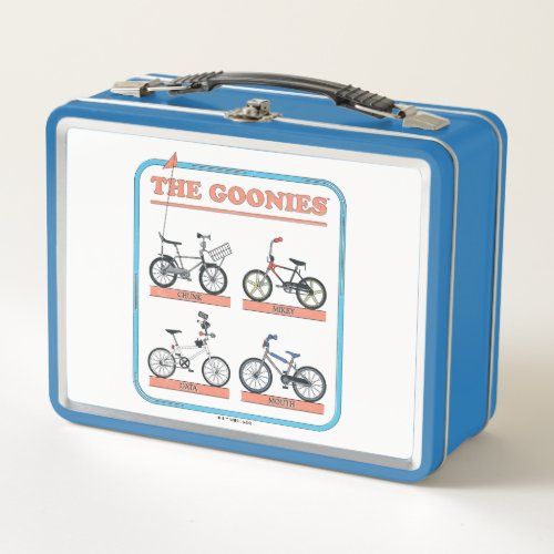 The Goonies Bicycle Chart Metal Lunch Box