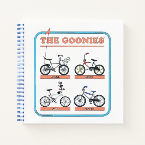 The Goonies Bicycle Chart Notebook