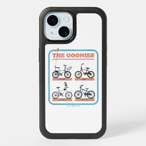 The Goonies Bicycle Chart iPhone 15 Case