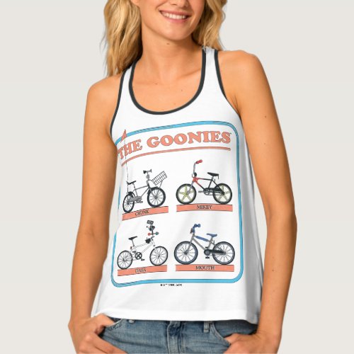 The Goonies Bicycle Chart Tank Top