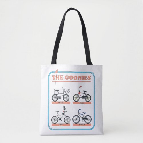 The Goonies Bicycle Chart Tote Bag