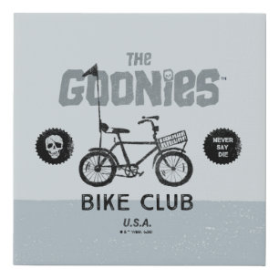The Goonies Bike Club U.S.A. Faux Canvas Print
