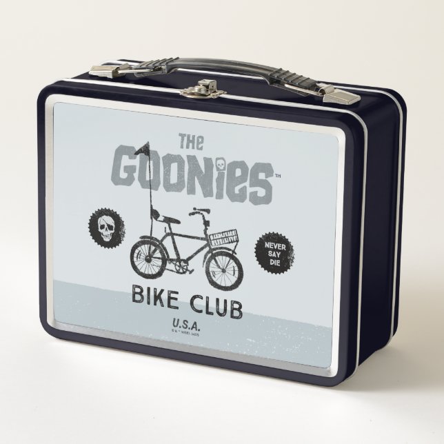 The Goonies Bike Club U.S.A. Metal Lunch Box (Front)
