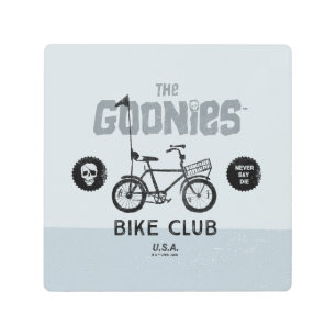 The Goonies Bike Club U.S.A. Metal Print