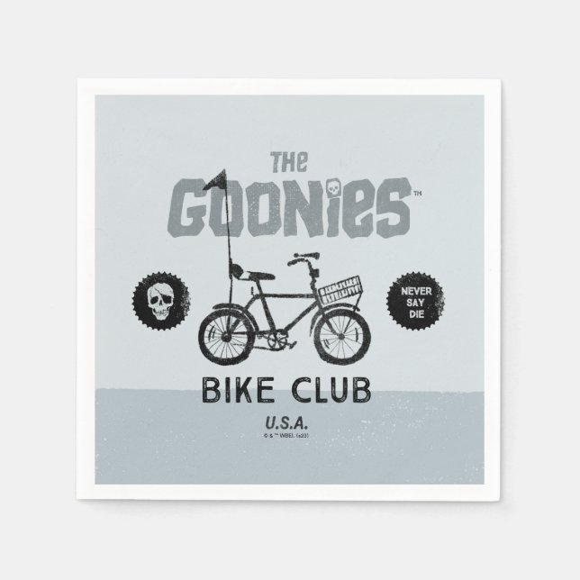 The Goonies Bike Club U.S.A. Napkins (Front)
