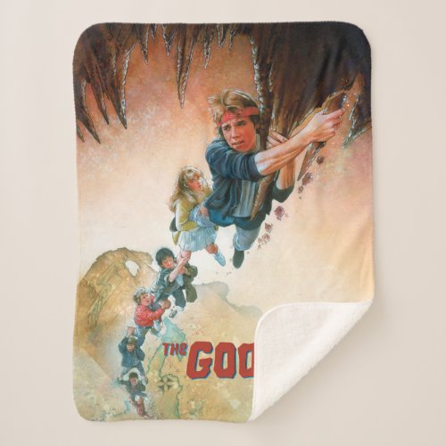 The Goonies Cave Theatrical Art Sherpa Blanket
