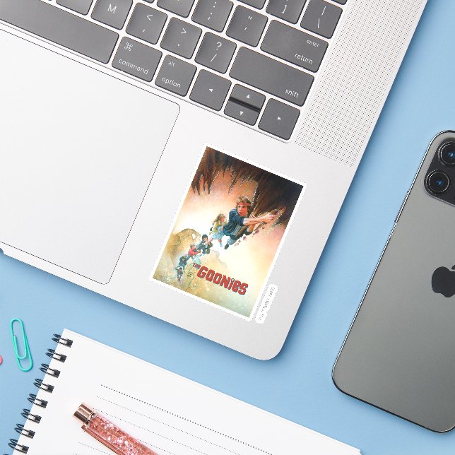 The Goonies Cave Theatrical Art Sticker (Laptop w/ iPhone)