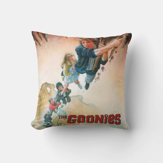 The Goonies Cave Theatrical Art Throw Pillow (Front)