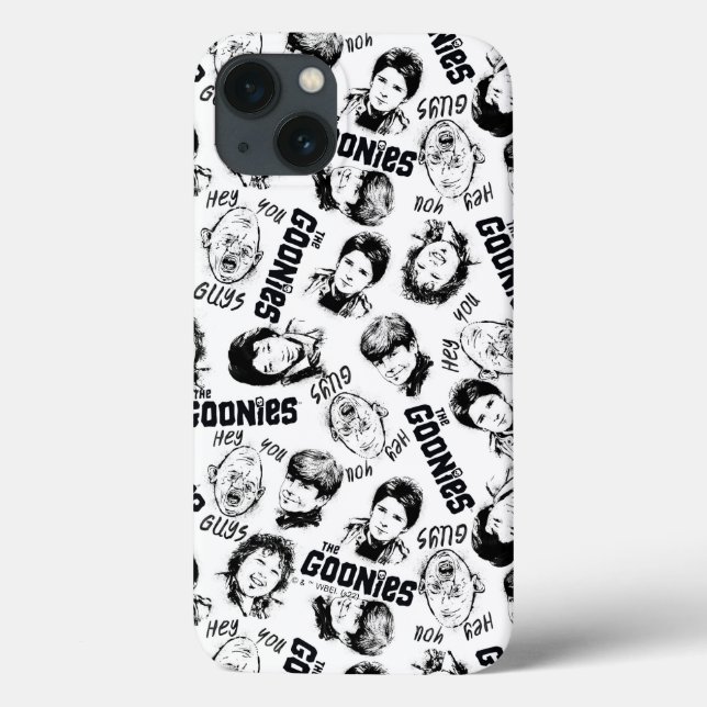 The Goonies Characters Pattern Case-Mate iPhone Case (Back)