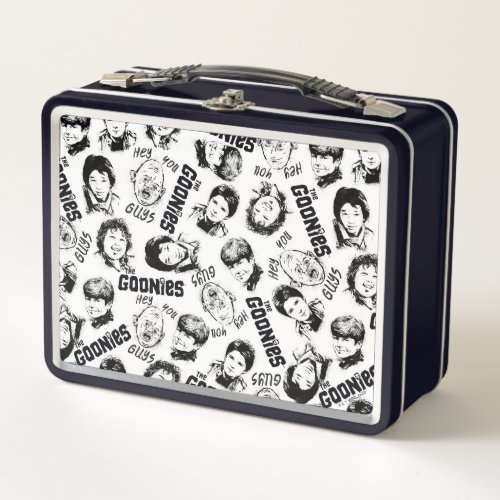 The Goonies Characters Pattern Metal Lunch Box