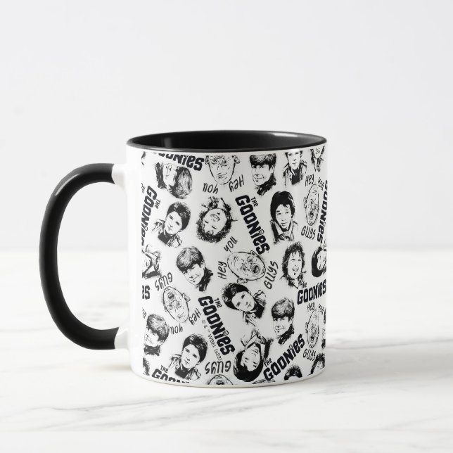 The Goonies Characters Pattern Mug (Left)