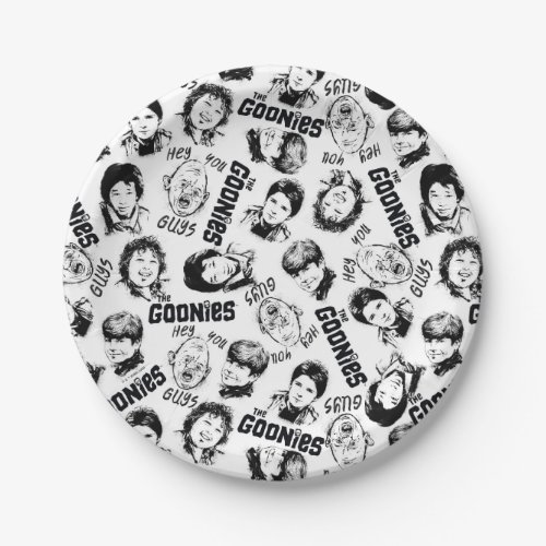 The Goonies Characters Pattern Paper Plates